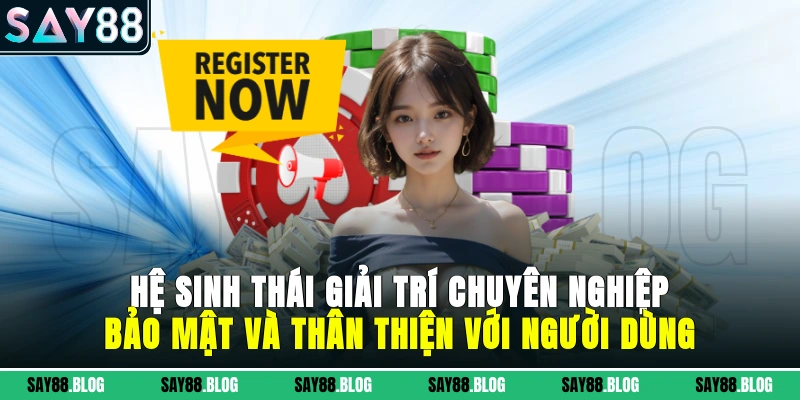 Hệ sinh thái giải trí chuyên nghiệp, bảo mật và thân thiện với người dùng